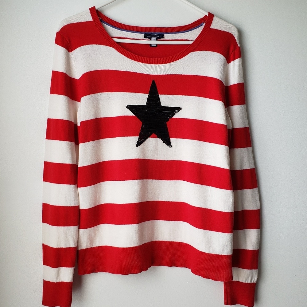 Tommy Hilfiger Nautical Sweater 100% Cotton L